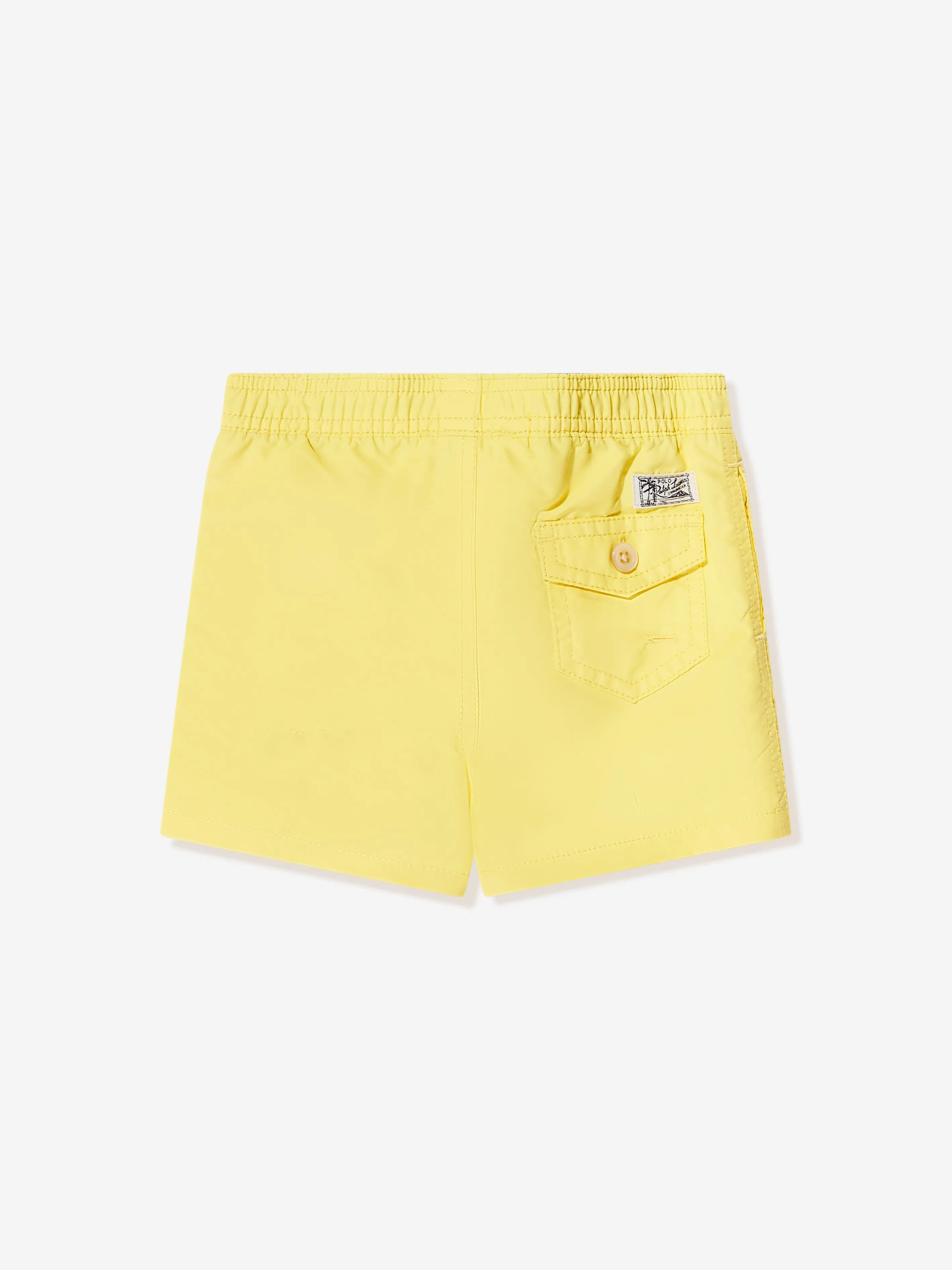 Ralph Lauren Boys Logo Swim Shorts in Yellow