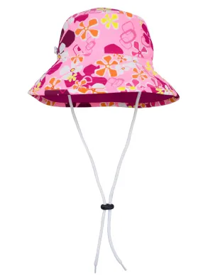 Reversible Bucket Sun Hat - Misty Pink
