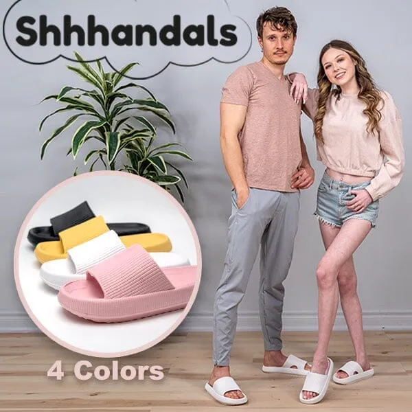 Shhhandals Unisex Anti-Slip Waterproof Comfort Pool Slides - Pink (Multiple Sizes)