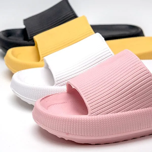 Shhhandals Unisex Anti-Slip Waterproof Comfort Pool Slides - Pink (Multiple Sizes)