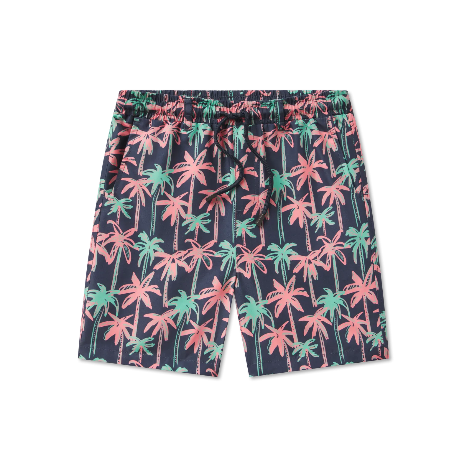 Youth Harbor Swim Trunk - Neon Palms