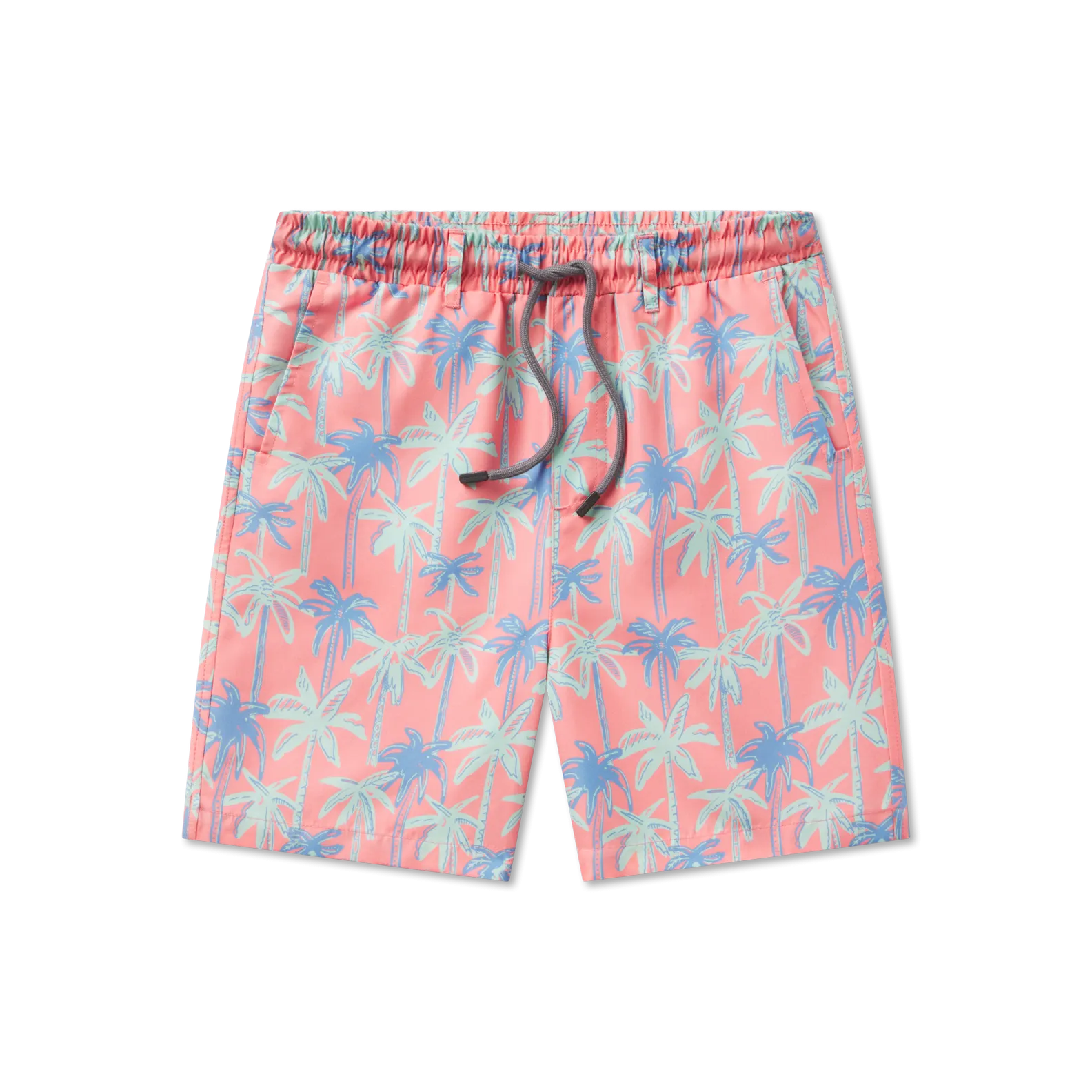 Youth Harbor Swim Trunk - Neon Palms