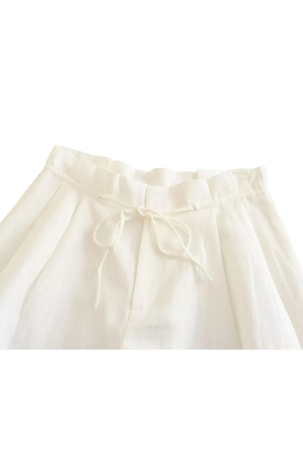'Yuliya' Linen Slim Fit Vest & Shorts (Sold Separately)