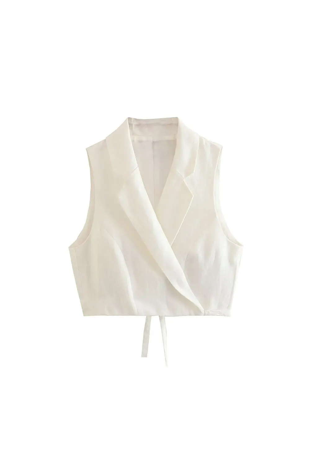 'Yuliya' Linen Slim Fit Vest & Shorts (Sold Separately)