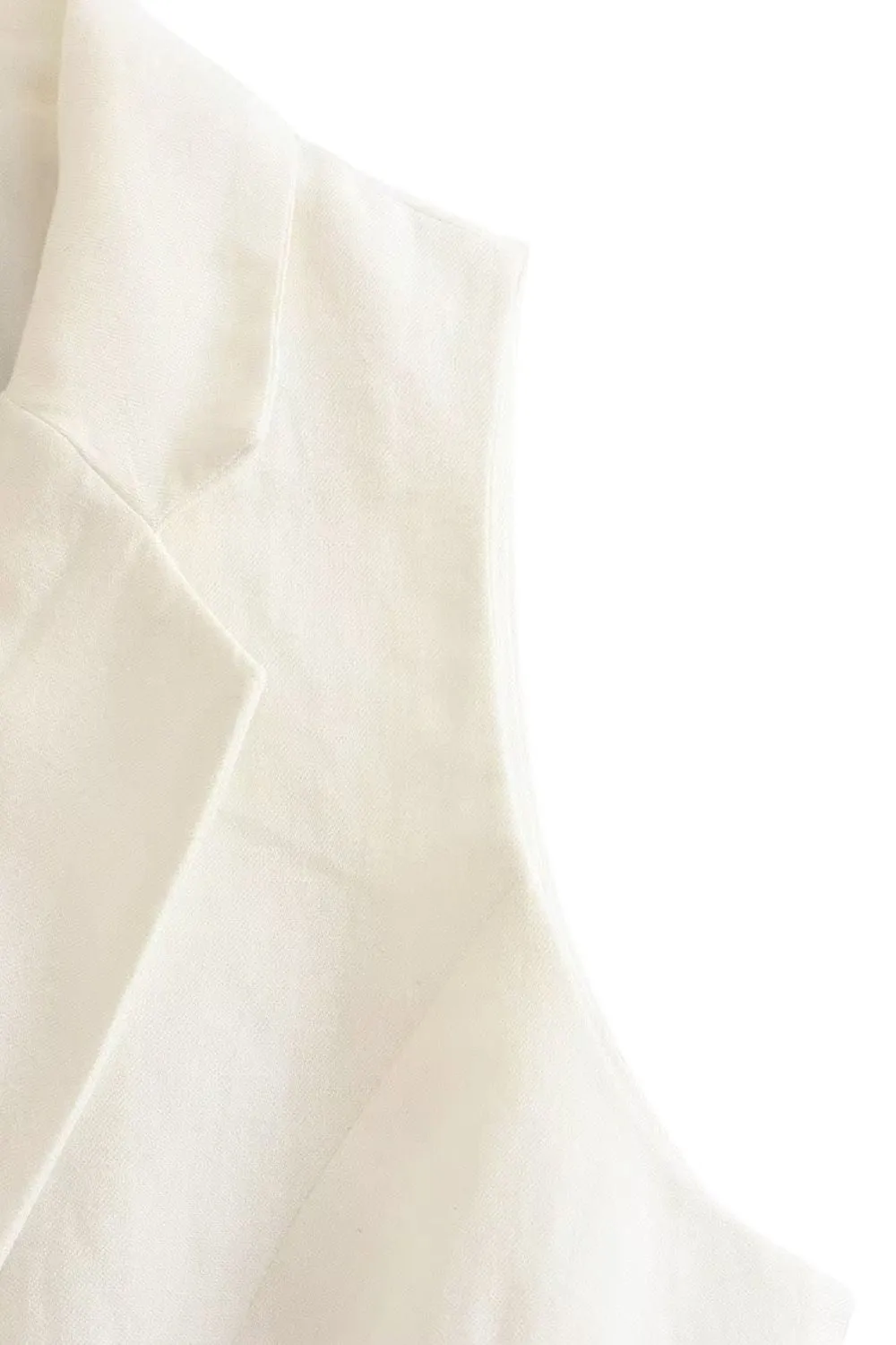 'Yuliya' Linen Slim Fit Vest & Shorts (Sold Separately)